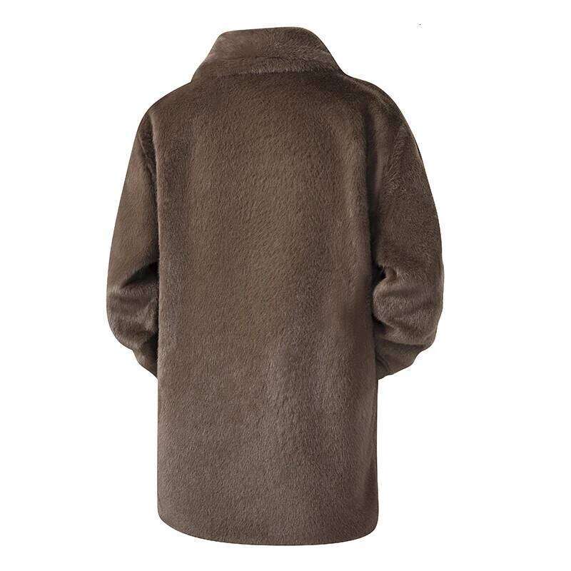 2025 Winter Luxury Faux Mink Cold-proof Fur Coat Men Brand Long Outerwear Jacket Street Style Thicken Warm Overcoat Man Z260313