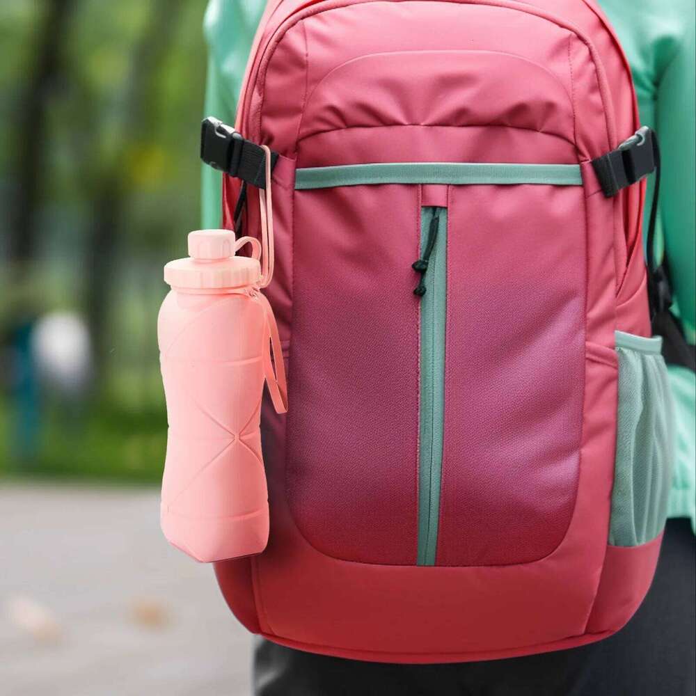 Large Capacity Outdoor Travel Sports Multifunctional Silicone Folding Extendable Portable Easy Use Cup Water Bottle Z260313