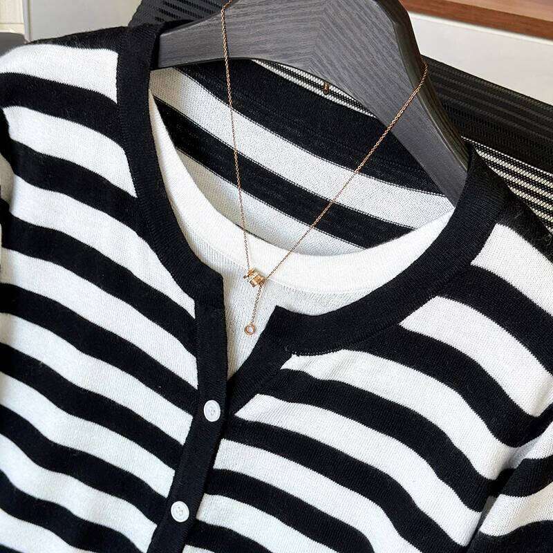 WinvyNee Wool Cardigans Sweater Solid Striped Casual Warm Outerwear Knitwear Tops Autumn Winter Women Clothing B1107007 Z260313