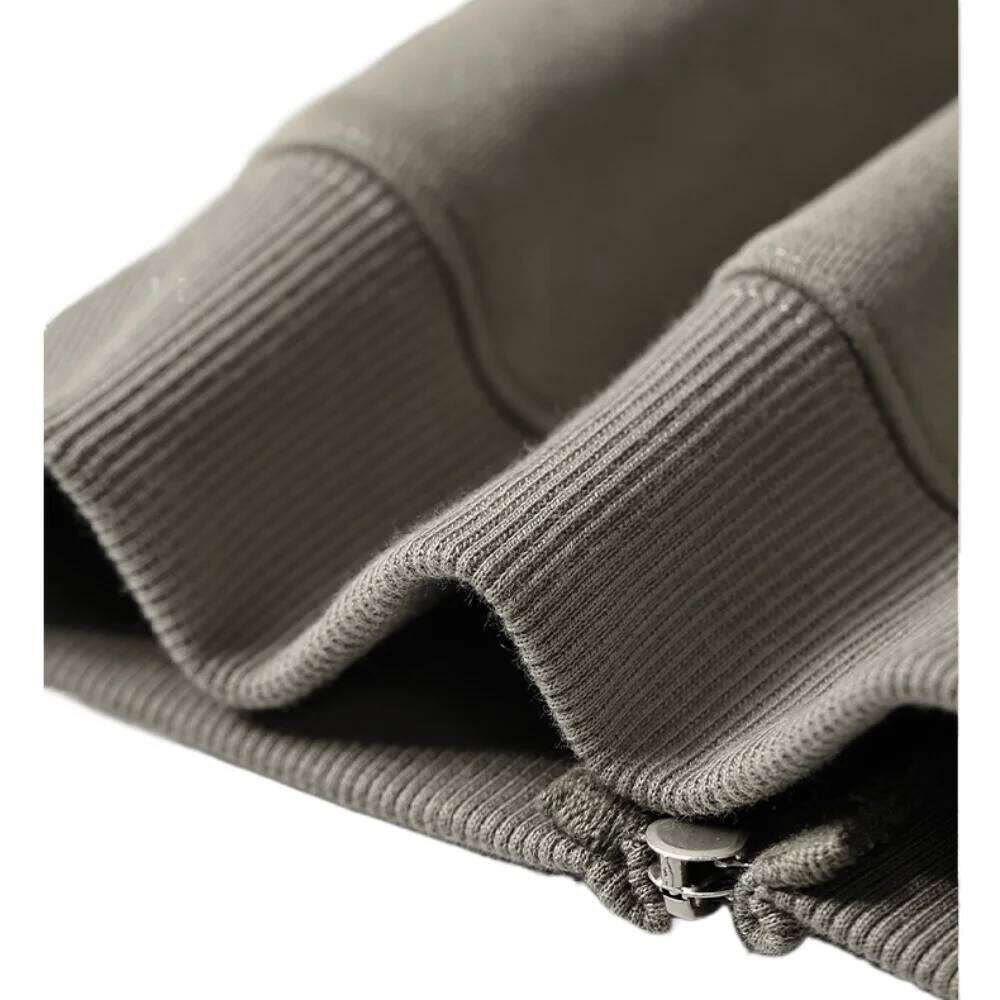 Custom LOGO autumn winter new product velvet thickened 350g high-quality zipper sweater trousers men and women couple suit 26Y0313