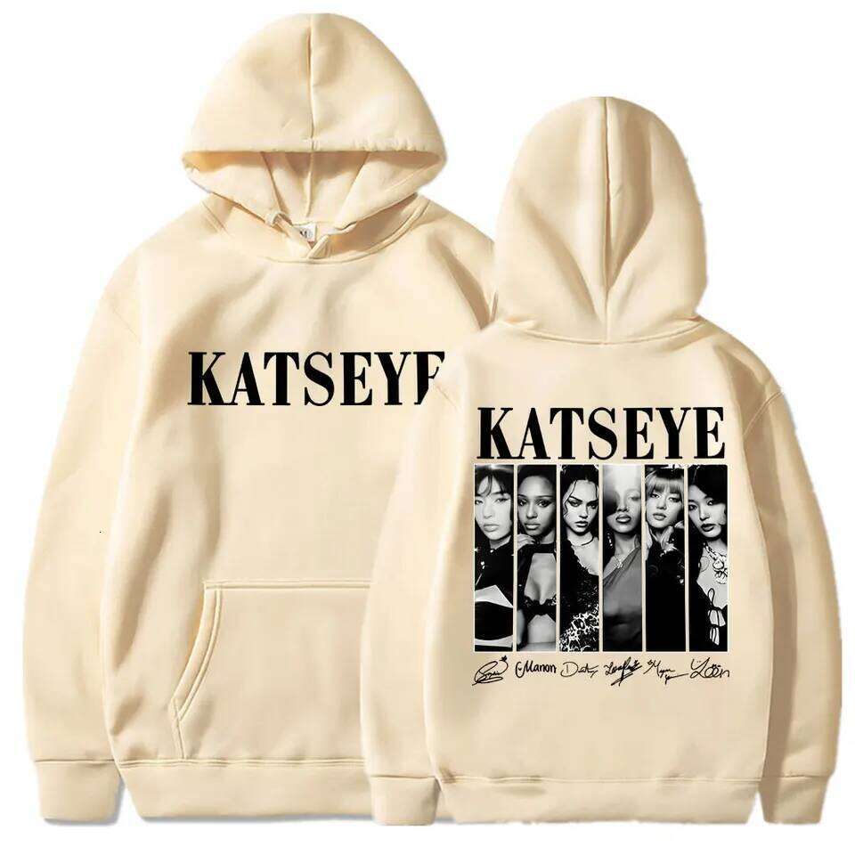 Limted Kpop Katseye Print Hoodies Vintage Trendy Men Women Y2k Hoody Sweatshirt Fleece Oversized Tracksuit Streetwear Fans Gifts Z260315