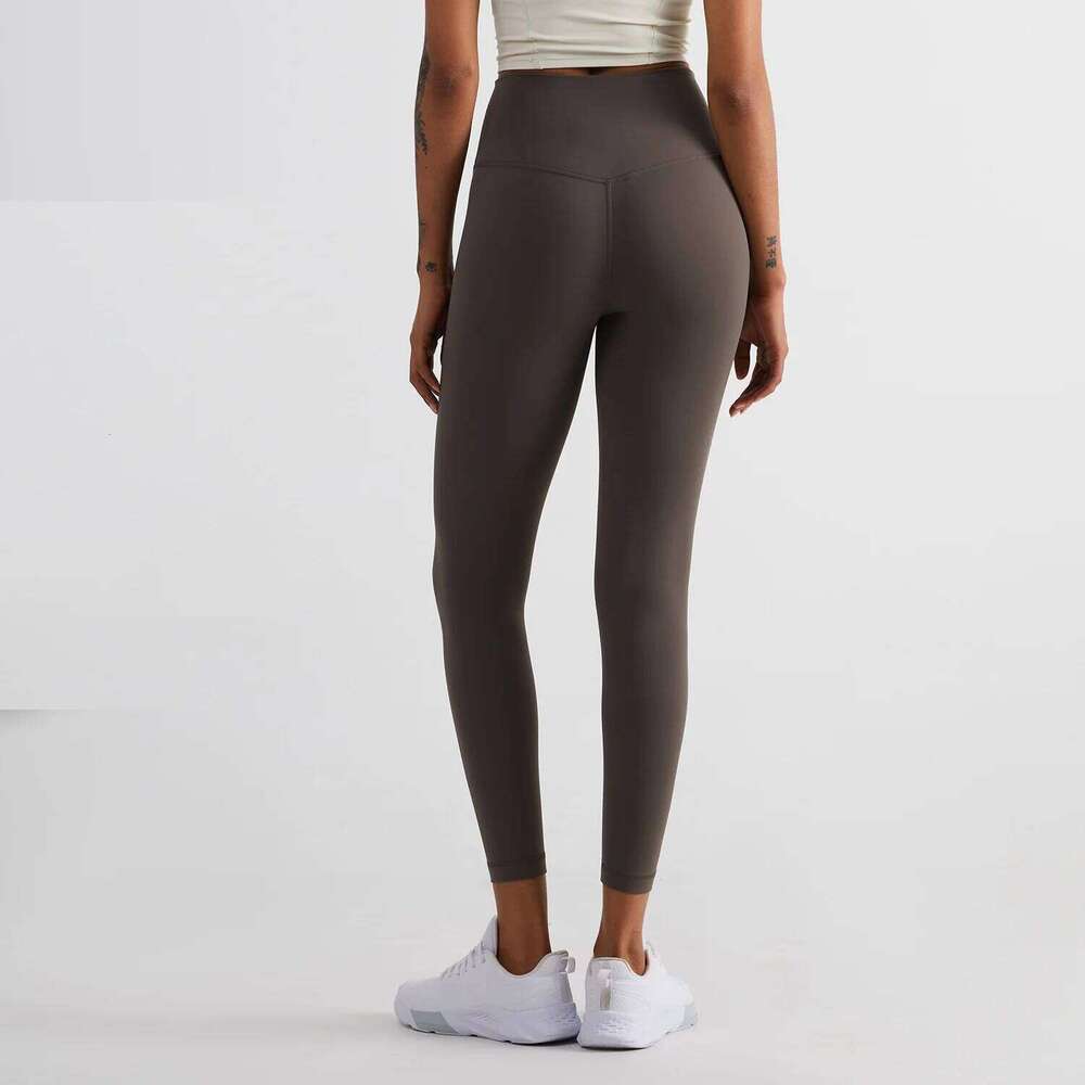 Solid Color Pocket High Waist Yoga Legging Women Sport Cropped Pants Butter Athletic Gym Comprehensive Training Jog 26Y0313