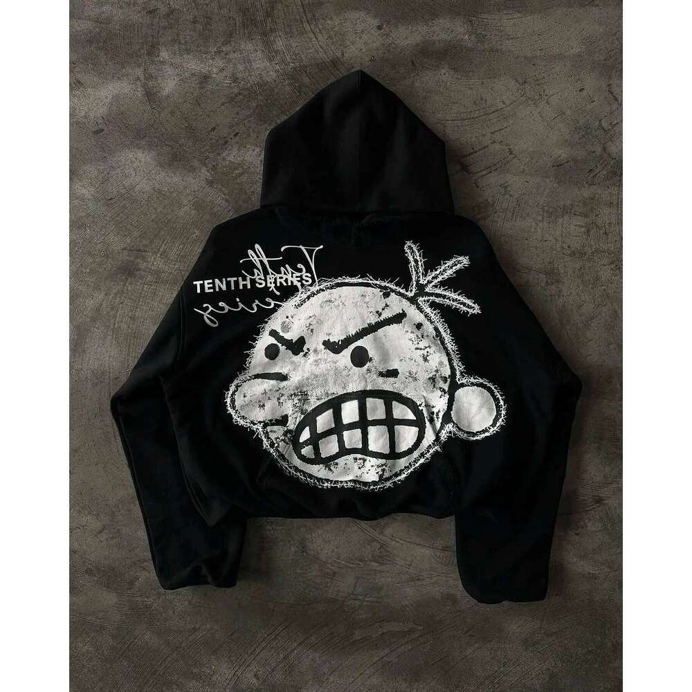 Streetwear Tenthseries Y2K Clothes Mens Womens Harajuku Cartoon Gothic Graphics Oversized Hoodies Pullover Sweatshirts Z260315