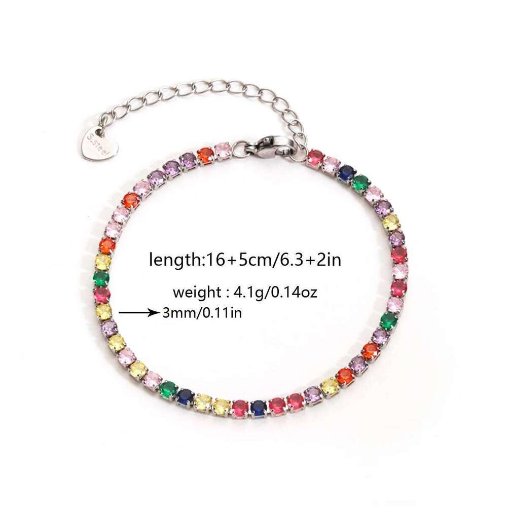 2026 New In Stainless Steel Bracelet For Women Adjustable Tennis Braclet Luxury Zirconia Braslet Girlfriend Gift Pulsera Femme Z260313