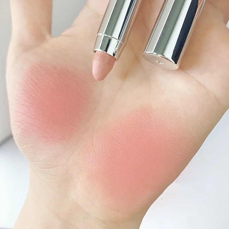 Pink Blush Pencil Shadow Pen Facial Cheek Expanding Shrinking Color Rouge Cream Blush Sweet Cool Girl Style Korea Makeup Stick 260305