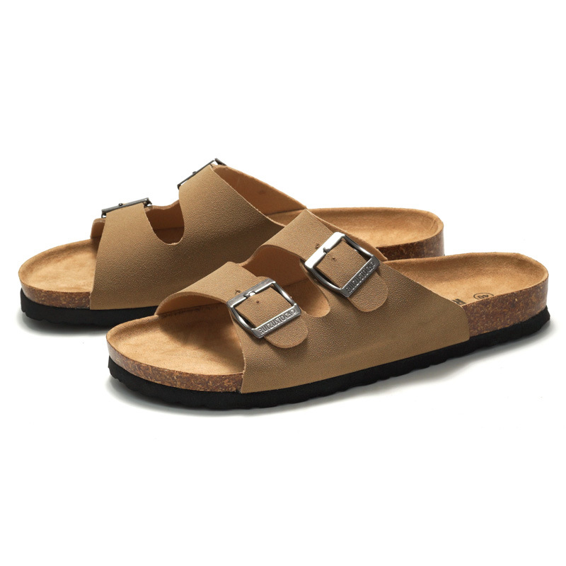 RUIZUSTOCK 2026 Spring and Summer New Casual Designer Flat Slippers Fashionable Breathable Beach Shoes for Men and Women