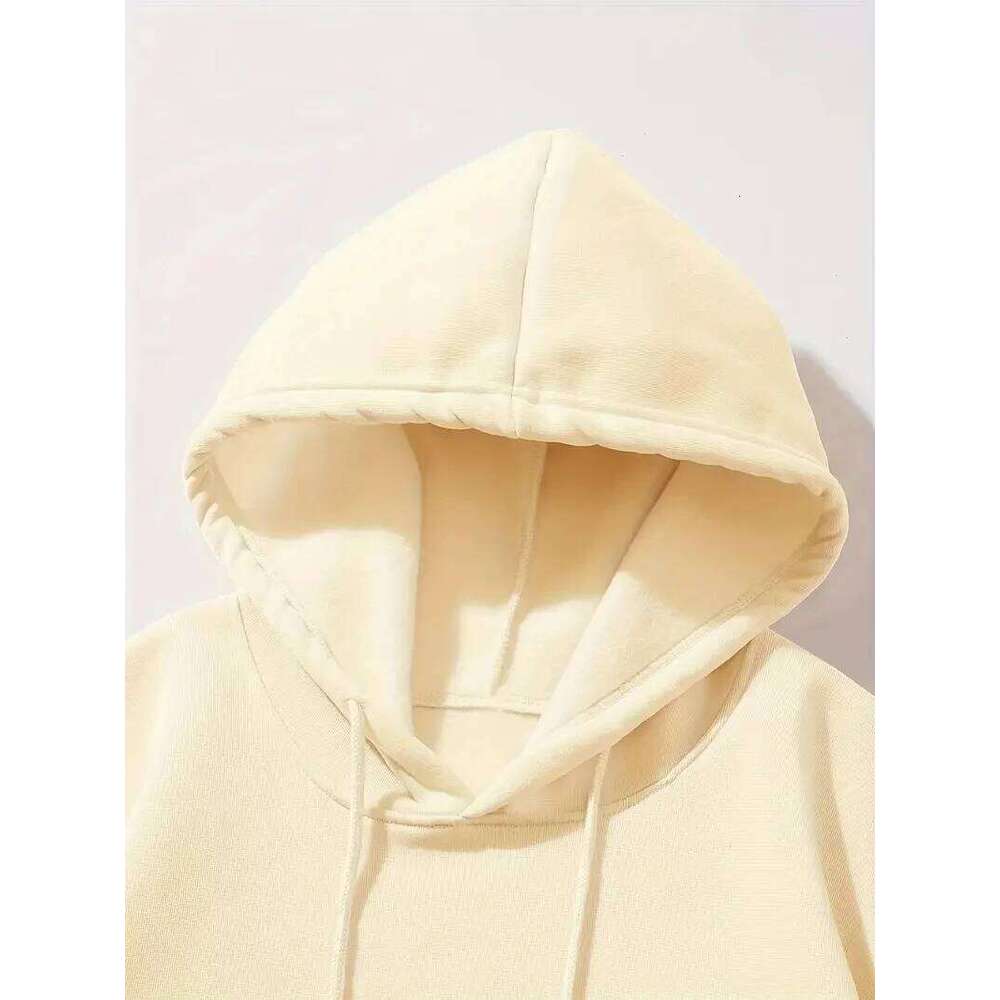 Men's autumn and winter casual loose plus size rose print fleece warm long sleeved hooded sweatshirt pullover Z260314