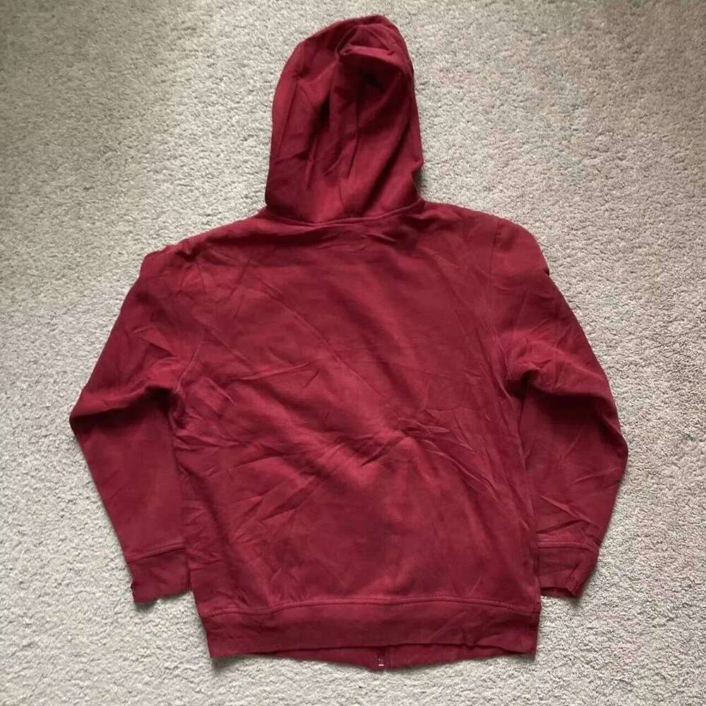 2000s New Cotton Couple Zipper Hoodies Vintage Elite Full Zip Hoodie Sweatshirt Size Skull Snake Red Y2K Sweatshirts 26Y0313