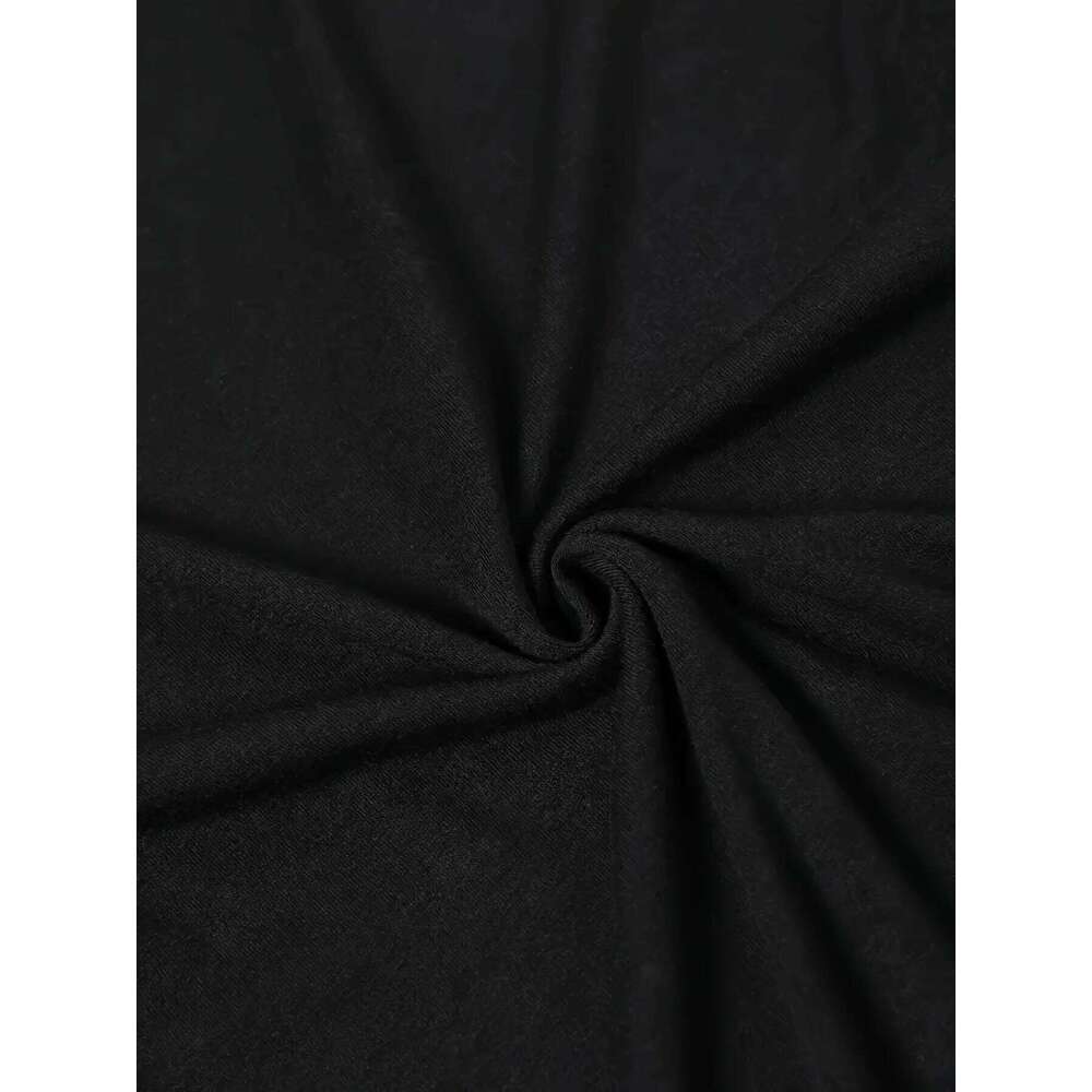 Chic Valentine's Day Butterfly Heart Print Casual T-Shirt for Women Clothing TopSoft Polyester, Crew Neck, Short Sleeve, Black Z260314