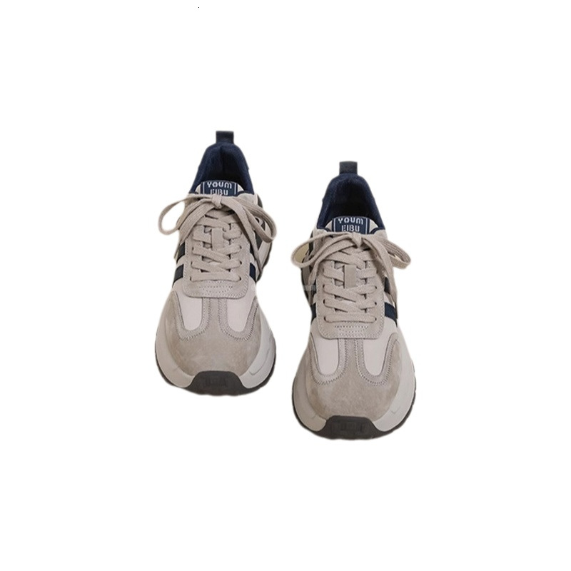 Designer Shoes Thick Soled Forrest Gump Shoes for Women Spring and Autumn New Korean Retro Versatile Dad Shoes Training Sneakers Trendy Shoes