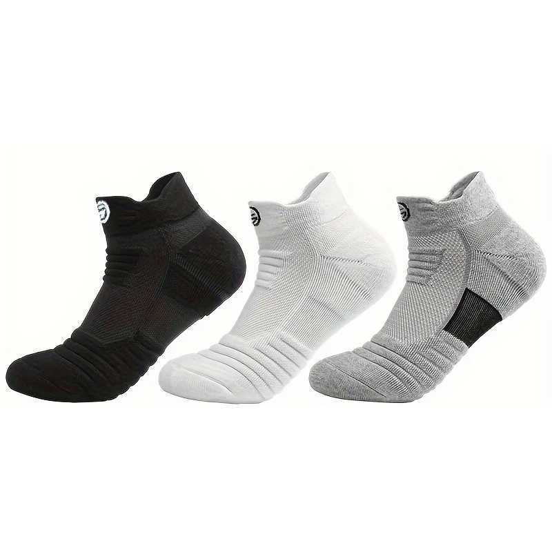 3/6 Pairs Sports Socks For Man High Quality Comfortable Breathable Basketball Short Socks Casual Fashion Low-cut Ankle Socks D260313