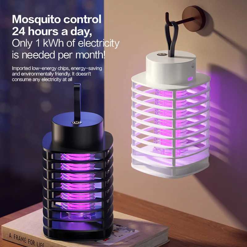 New Mosquito Killer Lamp USB Rechargeable Portable Electric Fly Trap Insectkiller Lamp Outdoor Secure Mute Anti Mosquito Lamp H260313