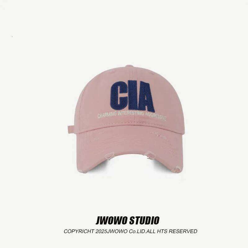 CIA Letter Embroidery Cap Men Women Spring Summer Cotton Unisex Baseball Snapback Hat Hip Hop Trucker Sun Shade Caps Z260314