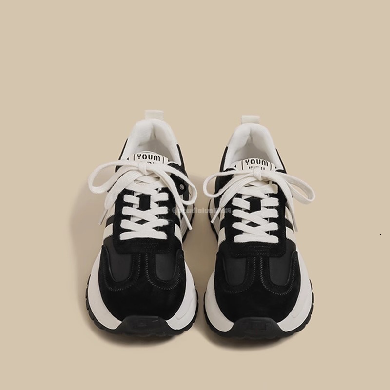 Designer Shoes Thick Soled Forrest Gump Shoes for Women Spring and Autumn New Korean Retro Versatile Dad Shoes Training Sneakers Trendy Shoes