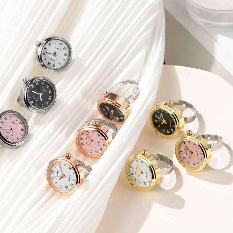 Roman Finger Rings Stainless Steel Waterproof Mini Ring Couple Fashion Jewelry H260312