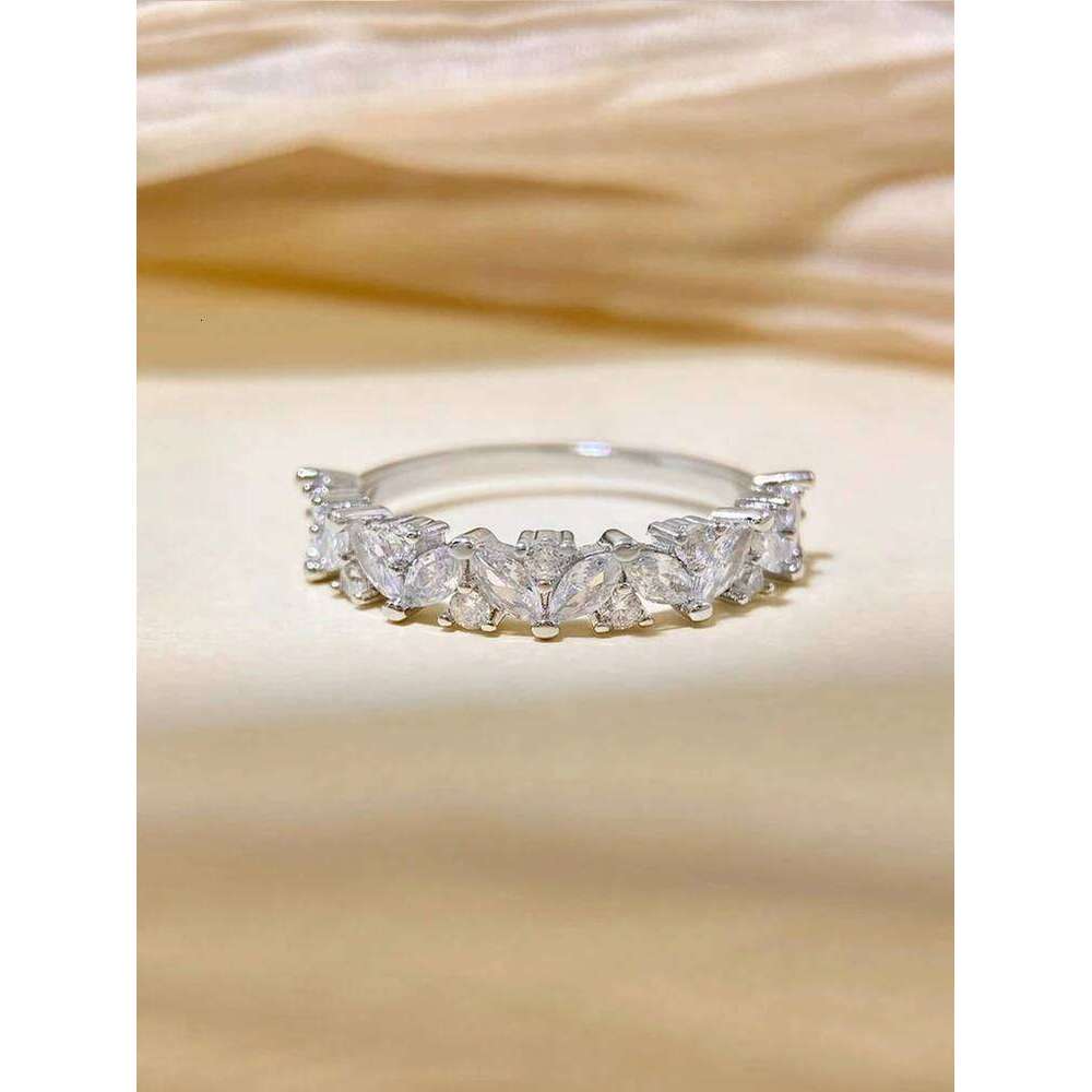 925 Sterling Silver Personalized Full Mariquesa Zircon Shiny Ring For Women Engagement Wedding Luxury High Quality Jewelry H260312