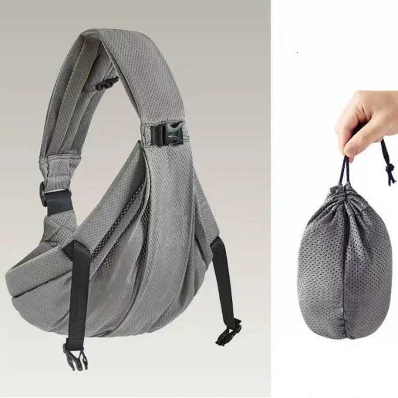 New Portable Baby Sling Front-carrying Portable Newborn Mini Sling Single-shoulder Baby Breathable Carrier X260313