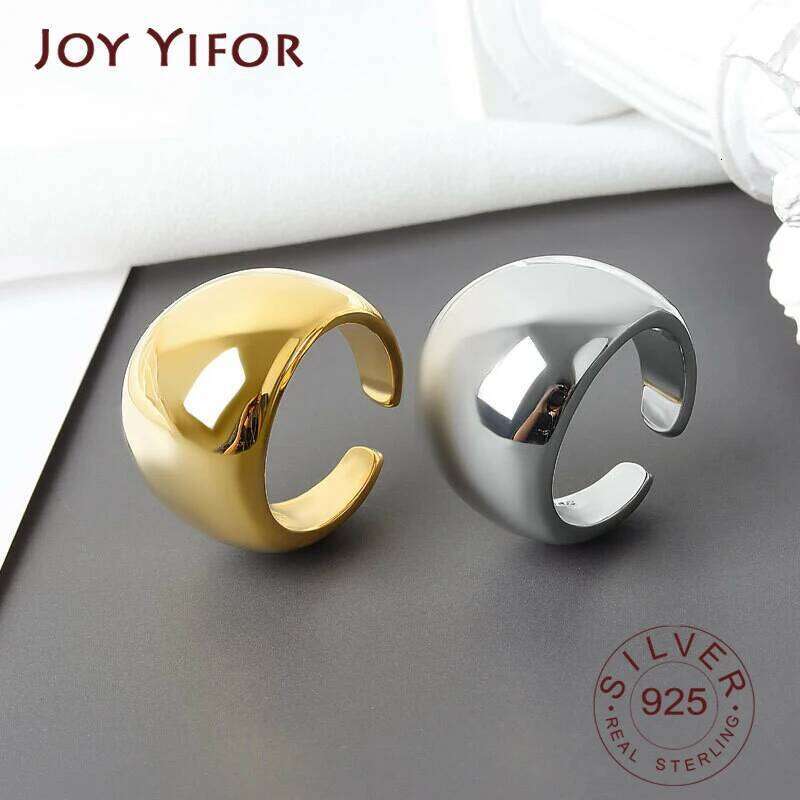 925 Sterling Silver New Simple Design Chain Twist Rings Ball Retro Distressed Opening Handmade Ring Fashion Fine Jewelry H260312
