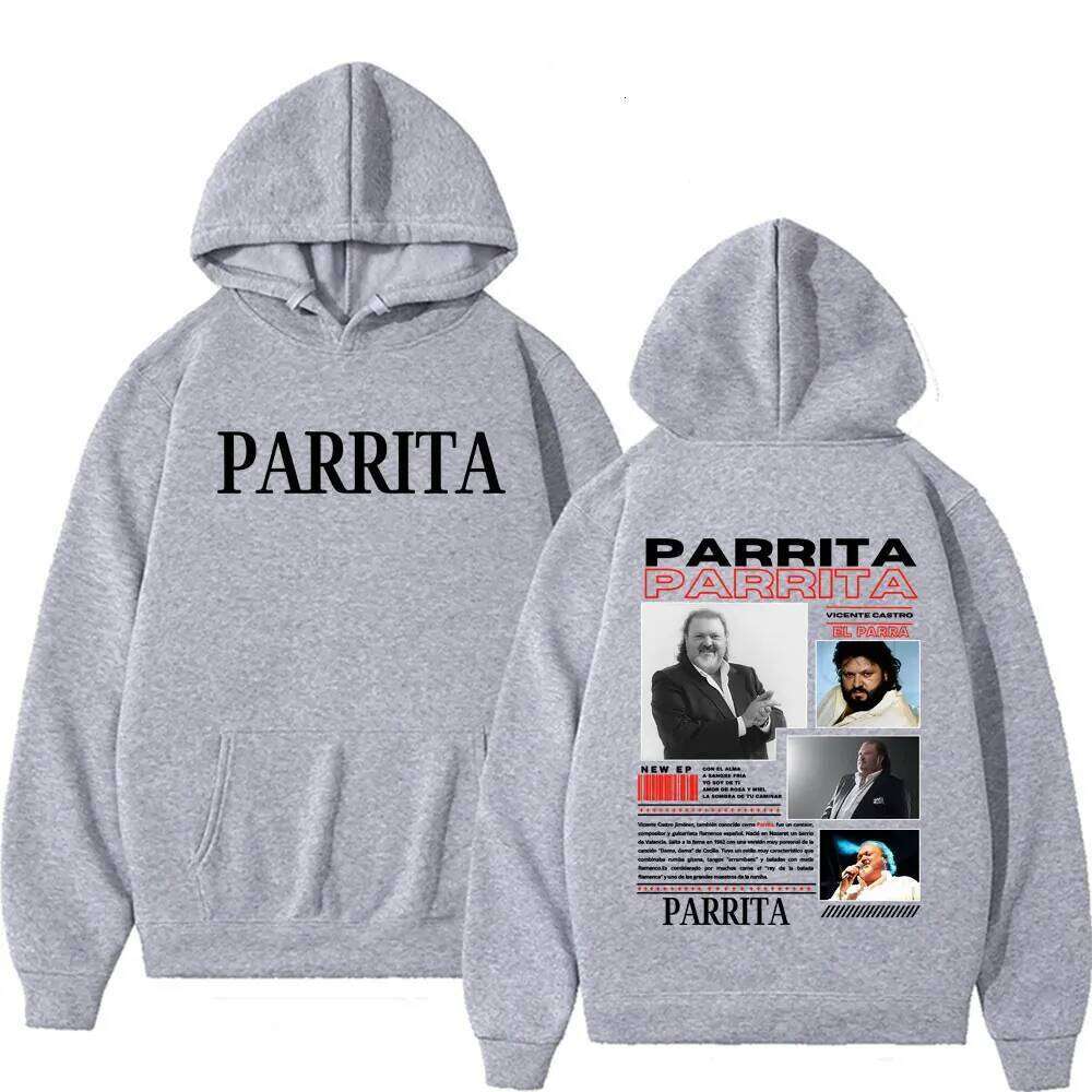 Hot Sale Limited Parrita Music Album Tour Graphic Hoodie Men Women Classic Oversized Comfort Hoodies Fashion Vintage Sweatshirts Z260314
