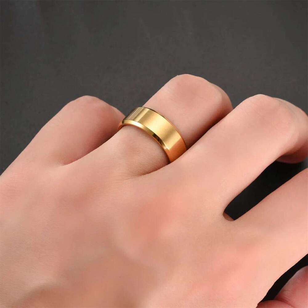 Classic Matte Finish Stainless Steel Ring Unisex Adjustable Band Jewelry Accessory for Men And Women Size 6 to 13 H260312