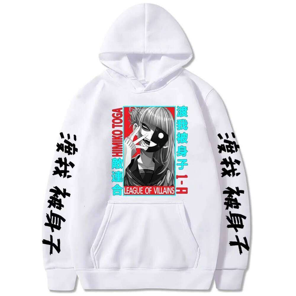 Himiko Toga My Hero Academia Hoodie Fashion Japanese Anime Sweatshirt Hip Hop Casual Unisex Autumn Winter Fleece Streetwear Tops Z260315