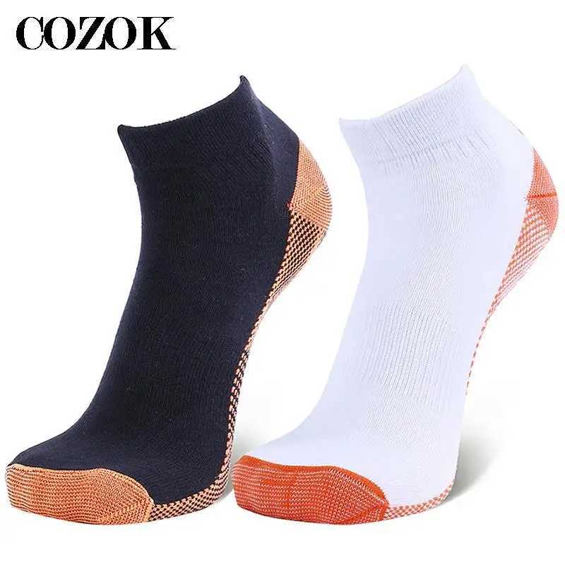 5 Pairs Copper Fiber Compression Socks Sports Men Women Unisex Foot Socks Plantar Fasciitis Heel Spurs Arch Pain Socks Men Meias D260313