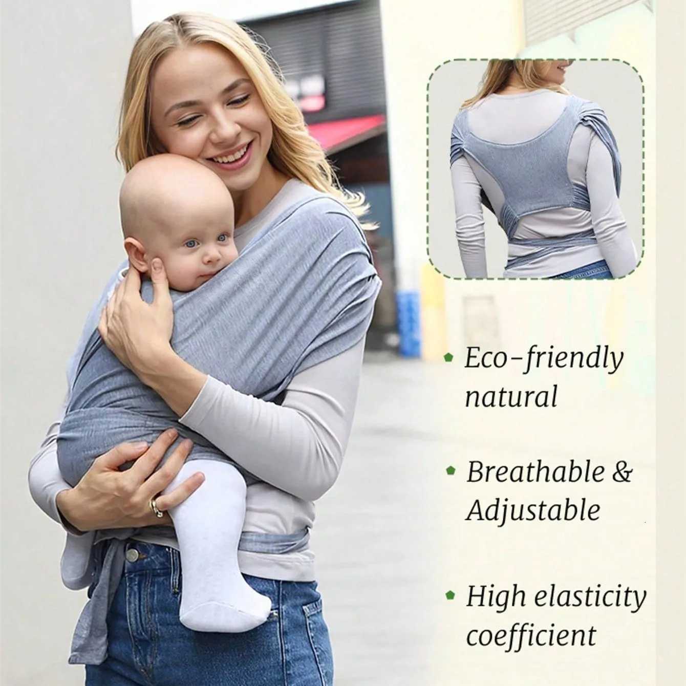 Ergonomic Baby Backpack Newborn Sling with Backpack Straps Outdoor Parenting X-shaped Support Comfortable Baby Carrier X260313