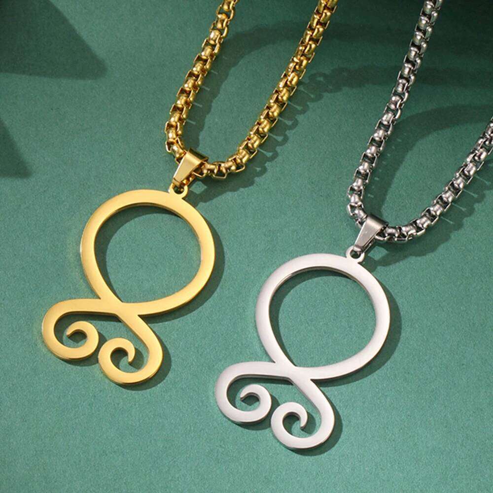 Dawapara Rune of Protection Troll Cross Necklace Trollkors Nordic Magical Symbol Scandinavian Amulet Stainless Steel Jewelry H260312