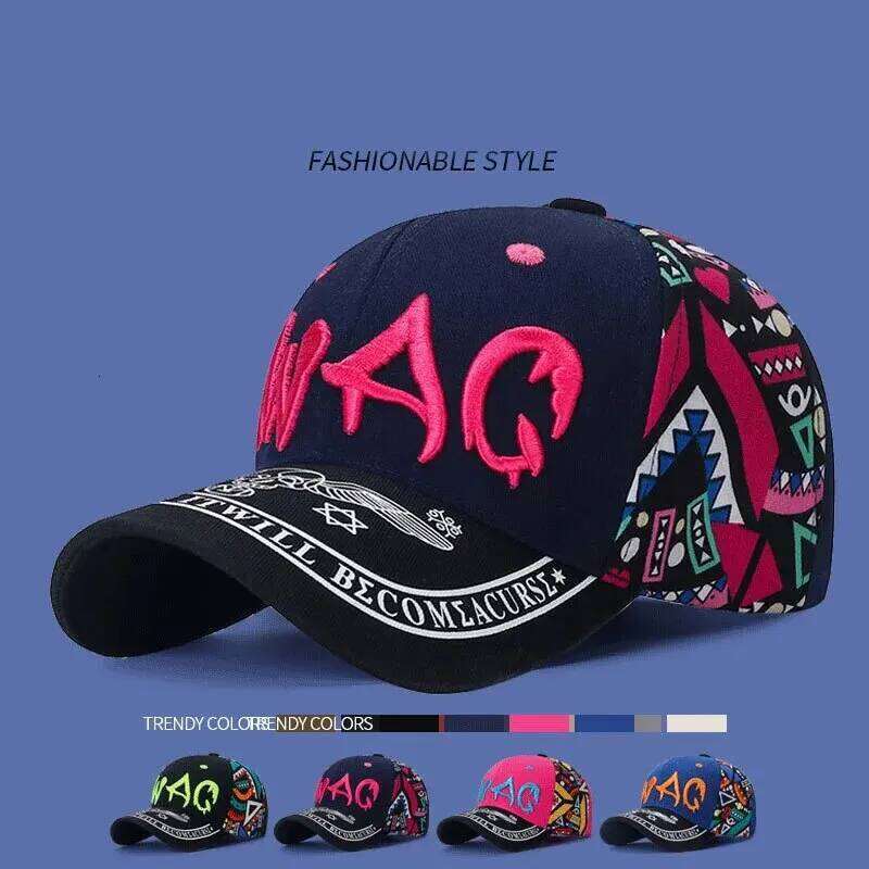 New Summer Printed Ladies Spring Korean Baseball Cap Casual Fashion Letter Embroidery Outdoor Sunscreen Sun Hat Z260313