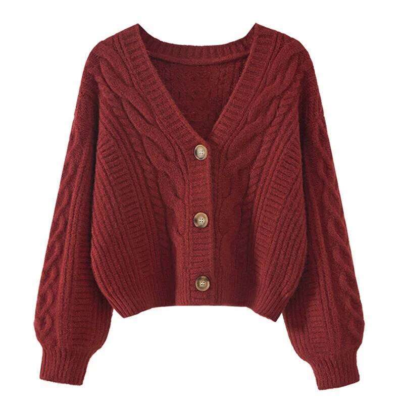 Autumn Winter Fashion Cardigan Sweater Women Knitted Coats Female Solid Long Sleeve Casual Knit Jacket Cardigans Tops Knitwear Z260313