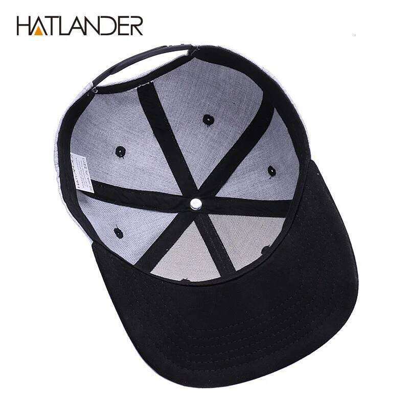HATLANDER Original snapback men flat brim bone baseball caps embroidery mustache mens hat youth street ware cool hip hop cap Z260314