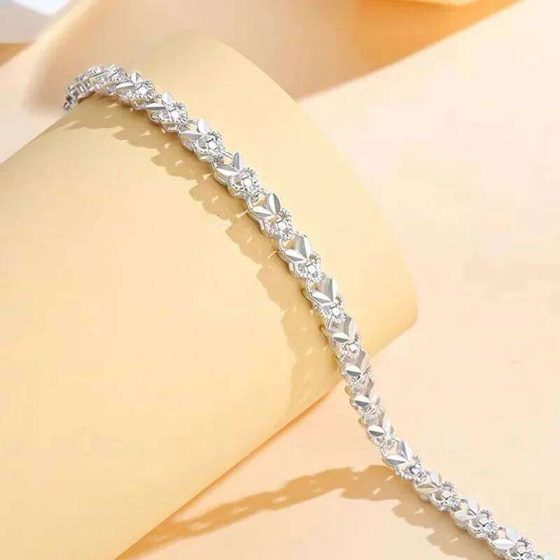 Luxury 925 Sterling Silver chain bracelet trend Rabbits Design women streetwear Perfect for Daily Outfits and Party Z260313