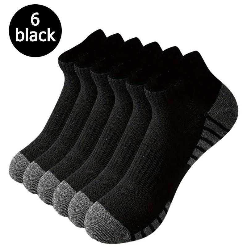 6/12 pairs of anti odor and sweat absorbing mesh breathable socks suitable for running outdoor sports mens and womens socks D260313
