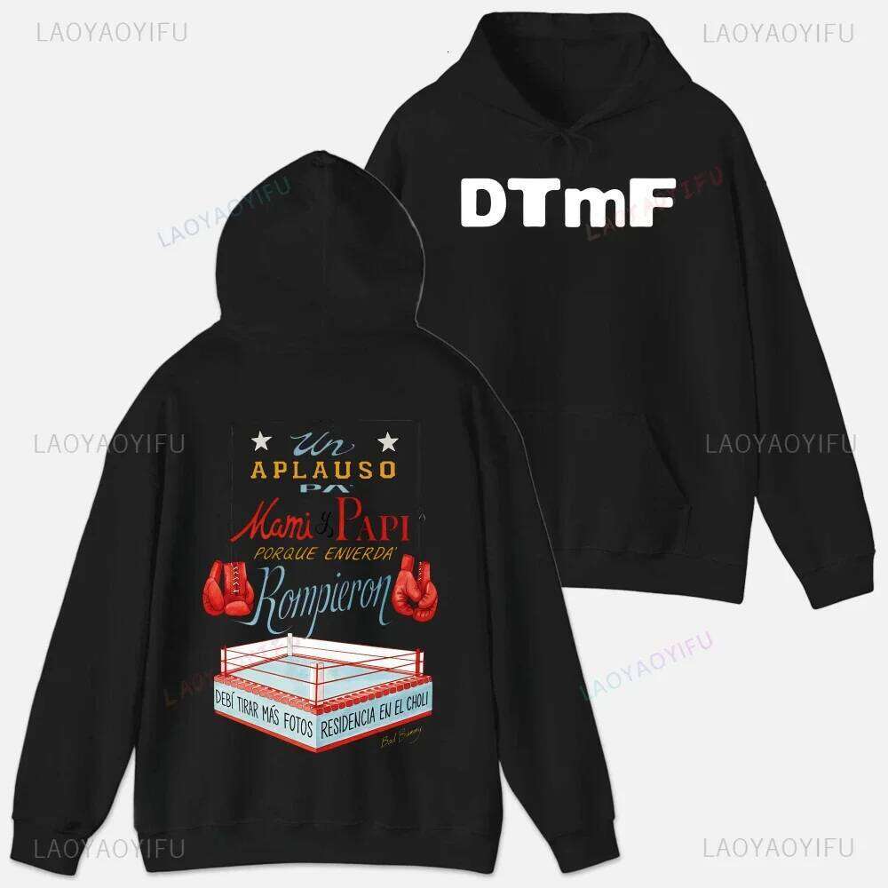 DTMF Deb Tirar Ms Fotos Bad Bunny Men Sweatshirt Graphic Clothing Quality Streetwear Autumn Hoodie Funny Tops PLong Sleeve Z260315
