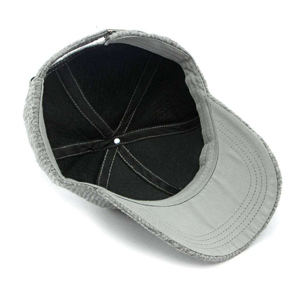 FS Brown Winter Warm Baseball Cap For Men Luxury Brand Woolen Women Hat Gray Street Windproof Trucker Caps Gorras Hombre 2025 Z260313