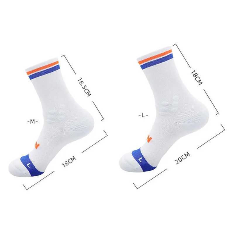 Running Compression Socks Crew Marathon Sport Sock For Man Woman Adult Teenager D260313