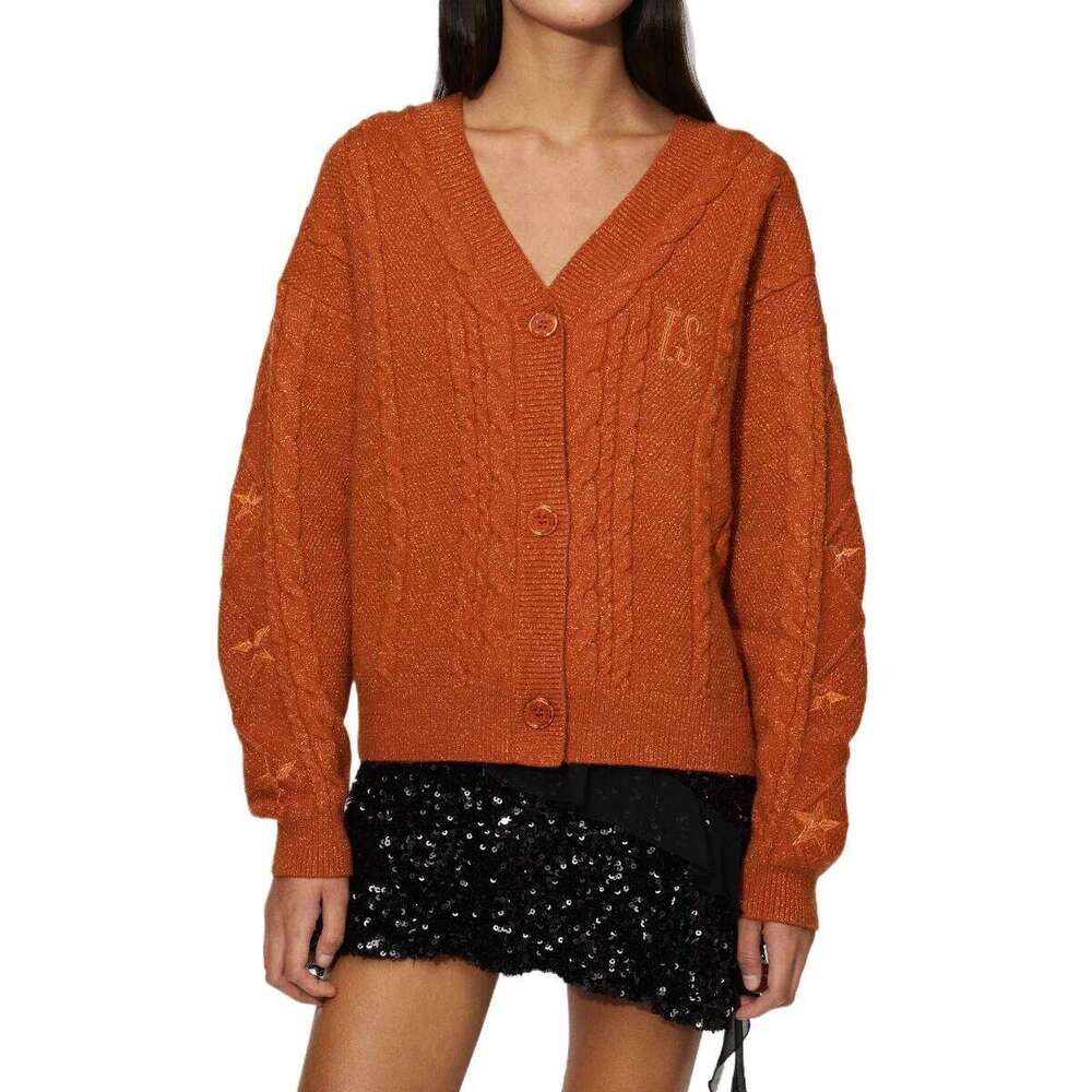 Fans-made The Life Of A Showgirl TS Merch Cardigan Sweater Valentine's Gift Orange Long Sleeve Knitted 003 Z260313