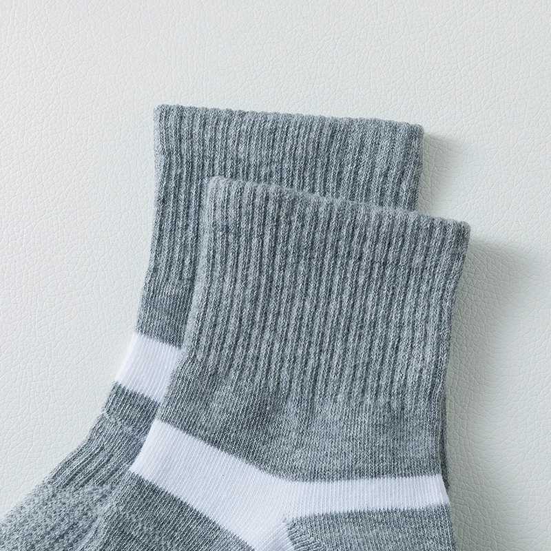 3 Pairs High Quality Men Socks Black Sports Socks Casual Soft Running Four Season Absorb Sweat Breathable Male Sock D260313