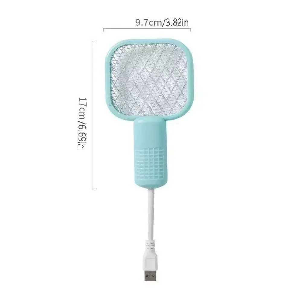 Electric Mosquito Swatter UV Light Bug Zapper Rechargeable Fly Killer Insect Racket Portable Outdoor Pest Control for Camping H260313