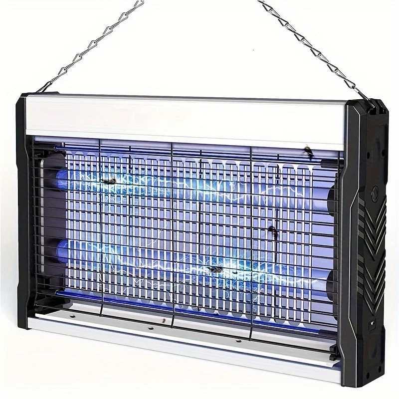 20/30/40W Mosquito Killer Lamp EU Plug Electric Bug Zapper Insect Killer with Hanging Chain Trap for Indoor Restaurant Bedroom H260313