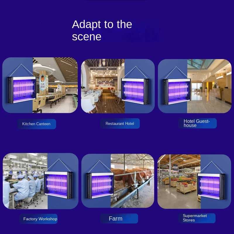 Mosquito Killer Lamp Restaurants Use Fly Killer Flies To Catch Household Electric Mosquitoes Hanging/standing Fly Killer Lamps H260313