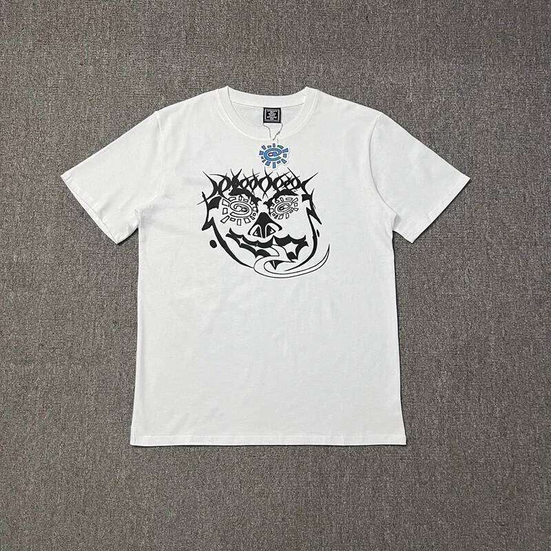 25 New ADWYSD Fashion Sun Roll Print Short Sleeve Summer High Street Male and Female Couples Loose Cotton All-match T-shirt Z260314