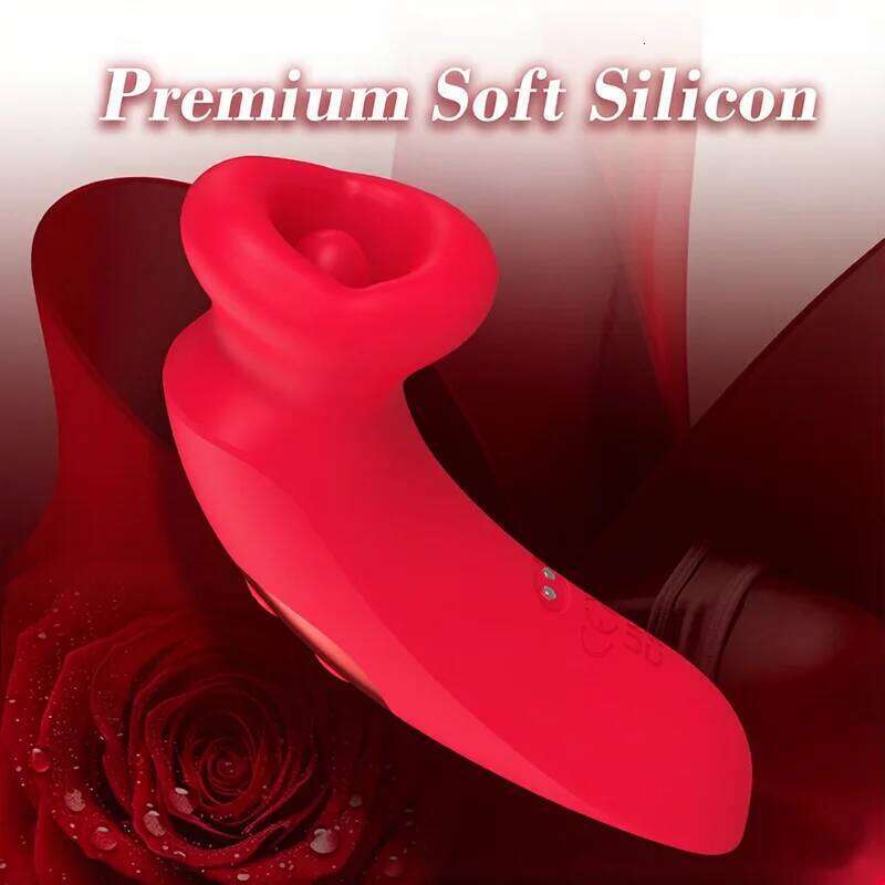 Tongue Licking Sucking Vibrator 10 Vibration 3 Suck Female Masturbation Vacuum Sucker Nipple Clit Stimulator Sex Toy for Women 26H0313