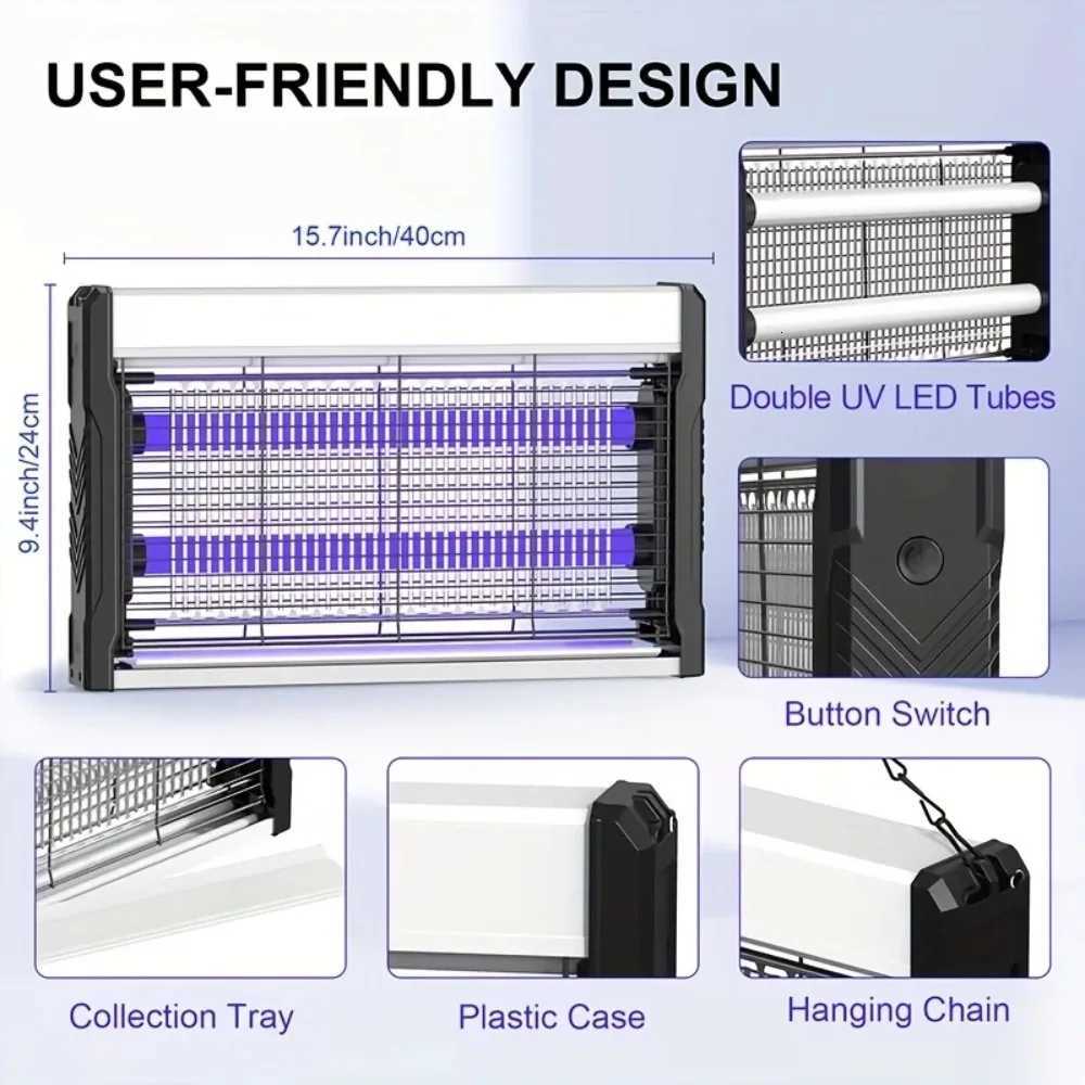 Joyinled Solar Mosquito Killer Lamp with Motion Sensor Waterproof UV Electric Insect Zapper Outdoor Wall Light 8/10W H260313