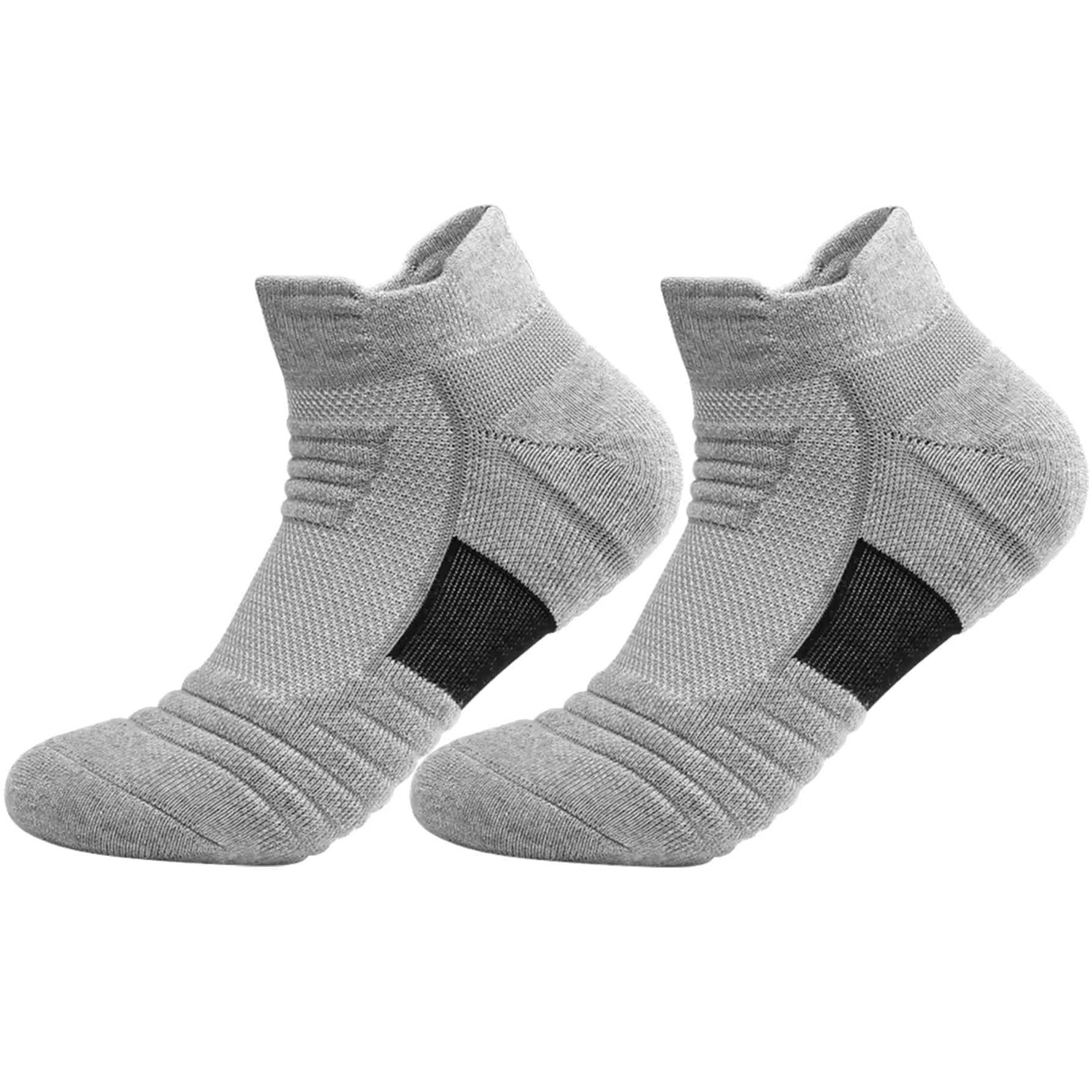 6/12Pairs Breathable Mesh Athletic Terry Socks Cushioned Moisture-managing and Durable Reduces Foot for Running Hiking Sports D260313