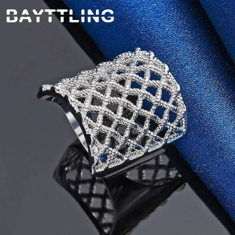 925 Sterling Silver 6/7/8/9/10# Exquisitely Braided Ring For Men Women Fashion Party Gift Jewelry Accessories H260312