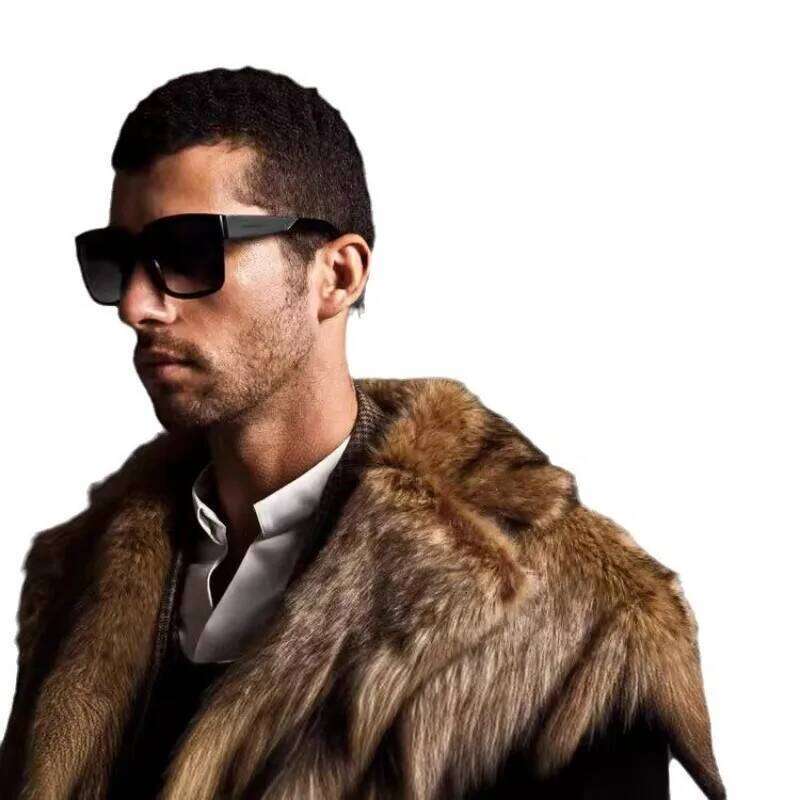 Outcoat New Autumn and Winter European American Warm Copy Fur Coat Men's Loose Long Faux Mink Outerwear Z260313