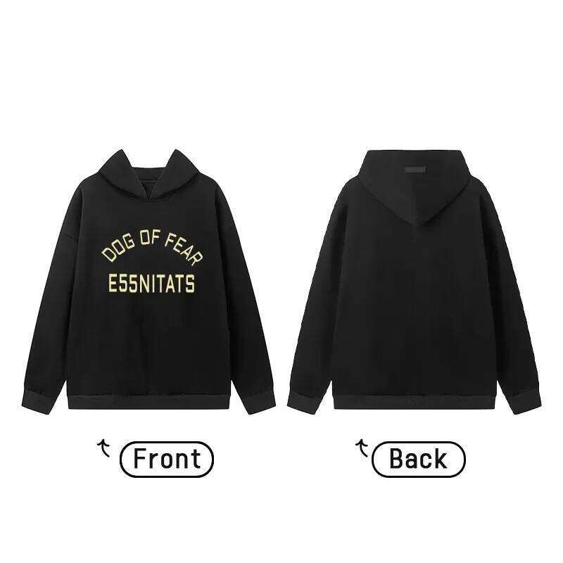 Luxury Extra Large Double Row Letter Logo 2025 Autumn/Winter New Men's Women's High Street Y2K Pure Cotton Hoodie Z260314