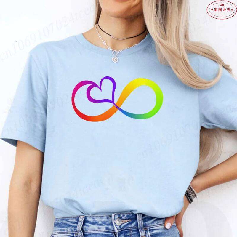 Infinitas Design Women T-shirt Autism Awareness Month Tshirt Summer Graphic Fashion Casual Female T Shirts Woman Clothing Z260314