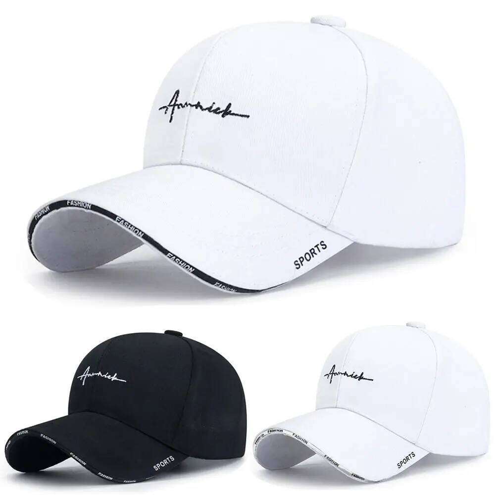 Summer Adjustable Sun Hats Cotton Solid Color Baseball Cap Sunscreen Hat Women Z260313